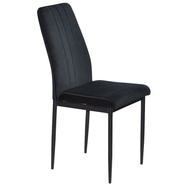 Стул Onder Mebli NEPAL BK Черный OR-854 Бархат-2