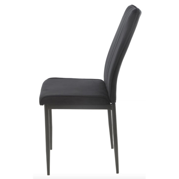 Стул Onder Mebli NEPAL BK Черный OR-854 Бархат-3