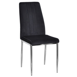 Стілець Onder Mebli NEPAL CH Чорний OR-854 Оксамит