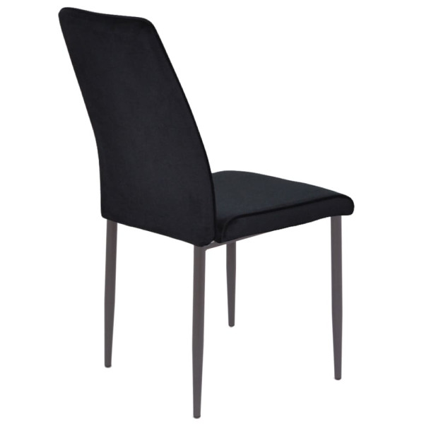 Стілець Onder Mebli NEPAL DGR Чорний OR-854 Оксамит-1
