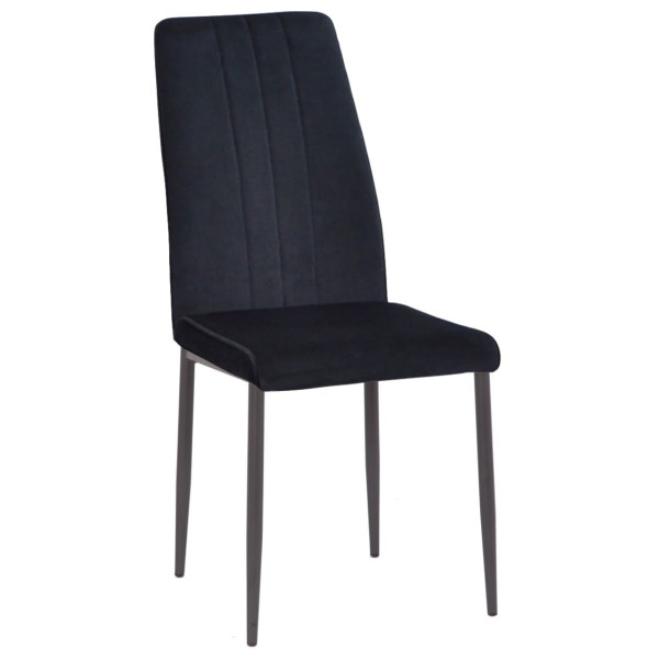 Стілець Onder Mebli NEPAL DGR Чорний OR-854 Оксамит-0