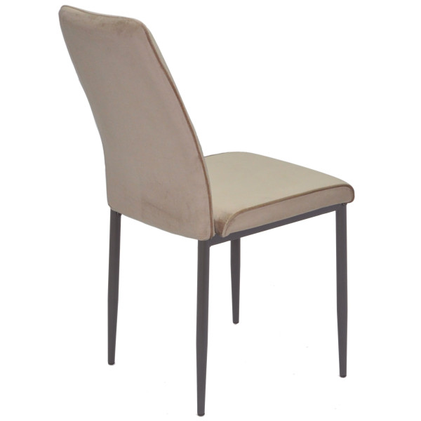 Стілець Onder Mebli NEPAL DGR Бежевий OR-851 Оксамит-1