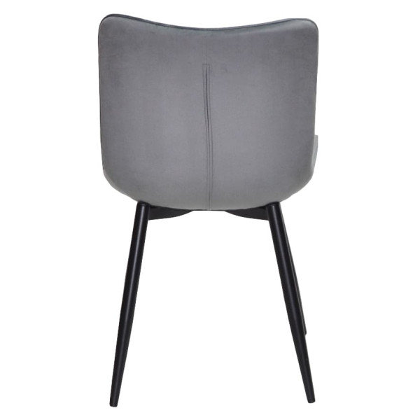 Стул Onder Mebli PETRA BK Серый PH-601 Бархат-8