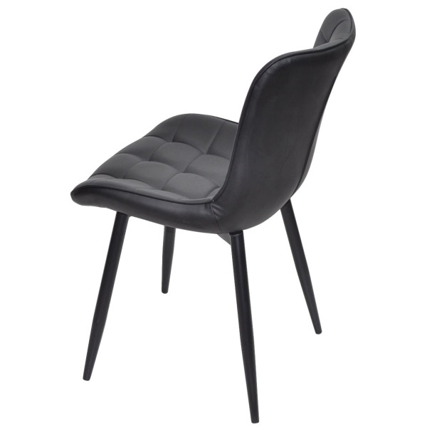 Стілець Onder Mebli PETRA BK Чорний Екошкіра-6