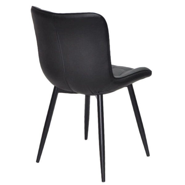 Стілець Onder Mebli PETRA BK Чорний Екошкіра-7