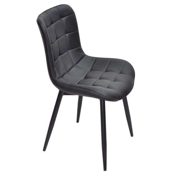 Стілець Onder Mebli PETRA BK Чорний Екошкіра-2