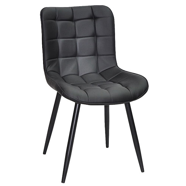 Стілець Onder Mebli PETRA BK Чорний Екошкіра-0