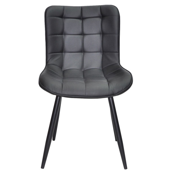 Стілець Onder Mebli PETRA BK Чорний Екошкіра-1