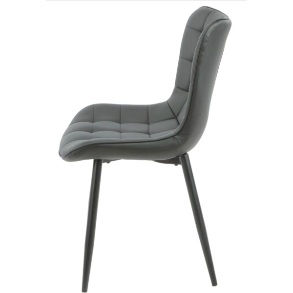 Стілець Onder Mebli PETRA BK Чорний Екошкіра-4