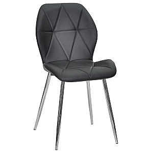 Стілець Onder Mebli REMI CH Чорний Екошкіра