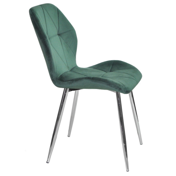 Стул Onder Mebli REMI CH Зеленый QR-853 Бархат-1