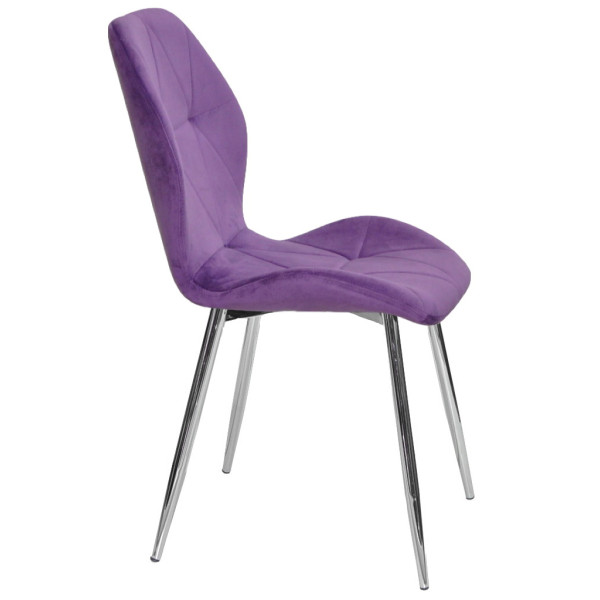 Стул Onder Mebli REMI CH Фиолетовый QR-857 Бархат-2
