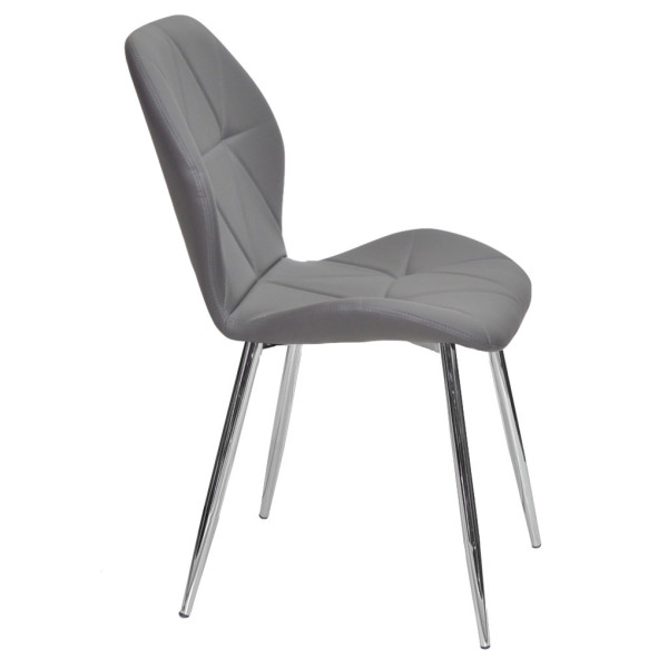 Стул Onder Mebli REMI CH Серый 701 Экокожа-1