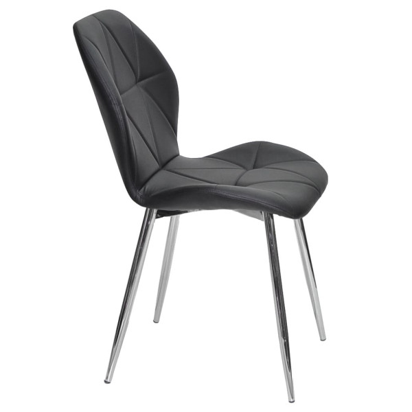 Стілець Onder Mebli REMI CH Чорний Екошкіра-3
