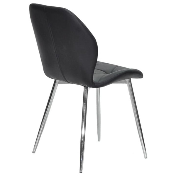 Стілець Onder Mebli REMI CH Чорний Екошкіра-4