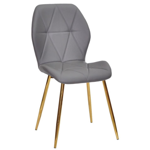 Стілець Onder Mebli REMI GD Сірий 701 Екошкіра-0