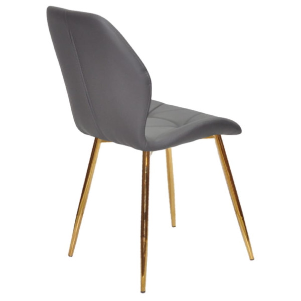 Стілець Onder Mebli REMI GD Сірий 701 Екошкіра-1