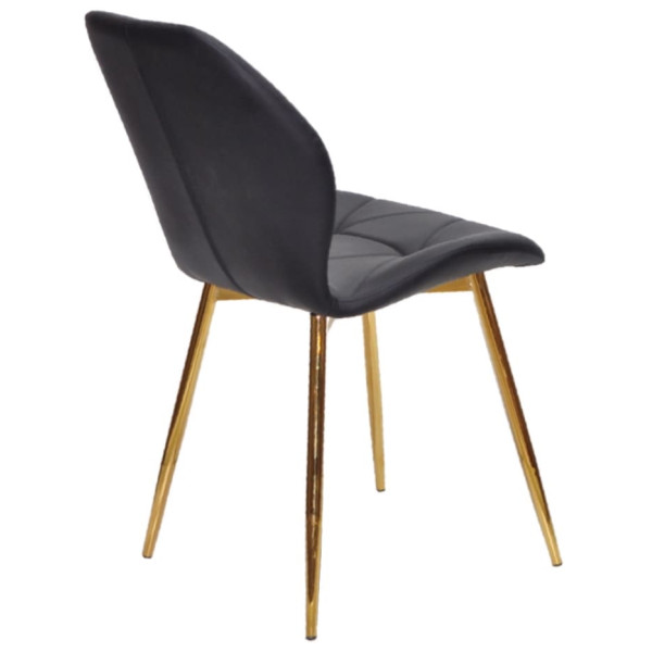 Стул Onder Mebli REMI GD Черный Экокожа-2