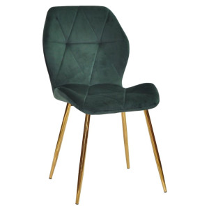 Стілець Onder Mebli REMI GD Зелений QR-853 Оксамит