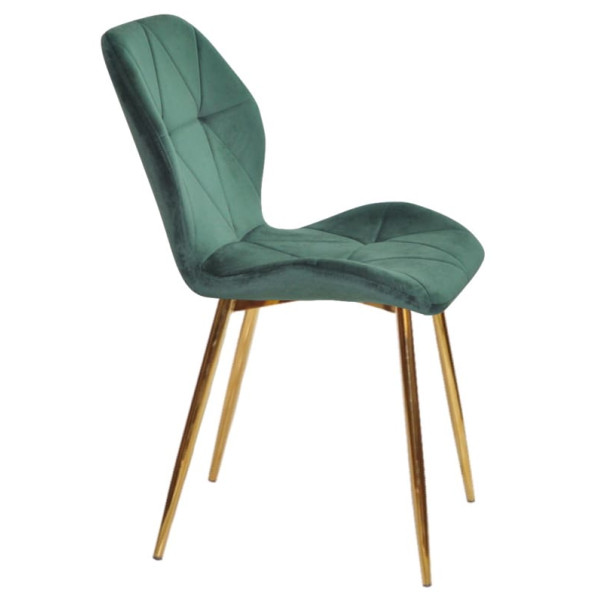 Стілець Onder Mebli REMI GD Зелений QR-853 Оксамит-1