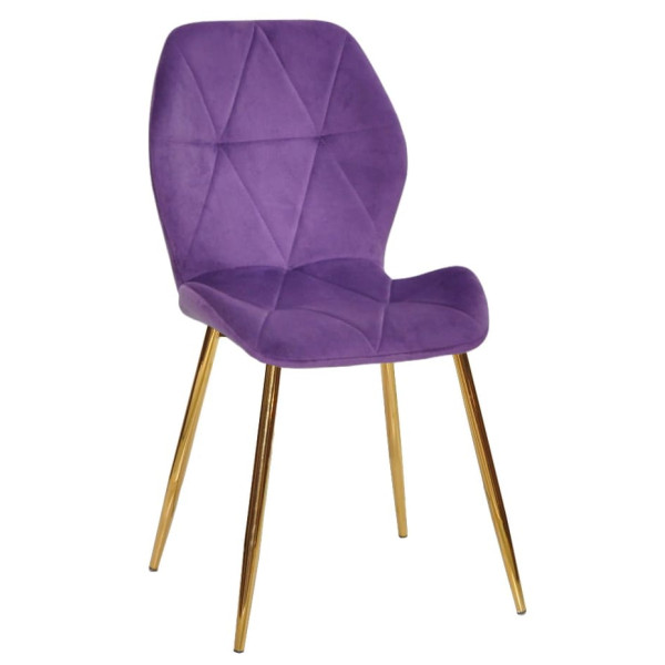 Стул Onder Mebli REMI GD Фиолетовый QR-857 Бархат-0