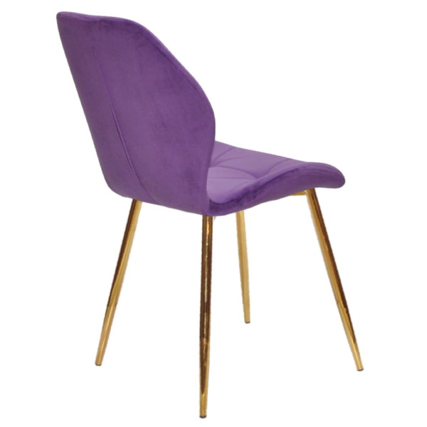 Стул Onder Mebli REMI GD Фиолетовый QR-857 Бархат-2