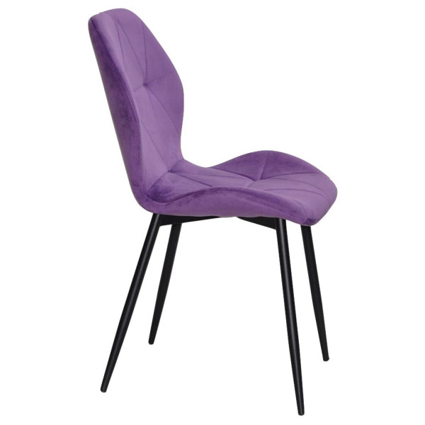 Стул Onder Mebli REMI BK Фиолетовый QR-857 Бархат-3