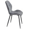 Стул Onder Mebli REMI BK Серый QR-852 Бархат-3-thumb