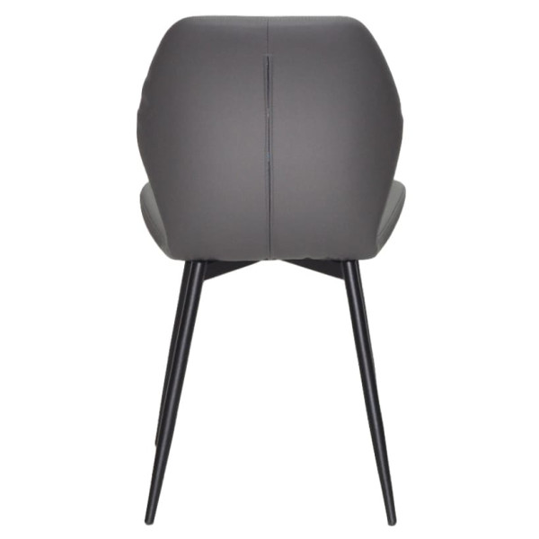 Стул Onder Mebli REMI BK Серый 701 Экокожа-5