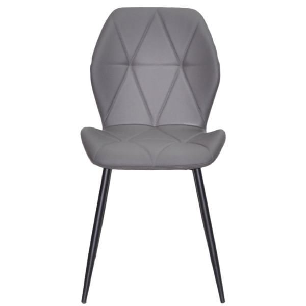 Стул Onder Mebli REMI BK Серый 701 Экокожа-1