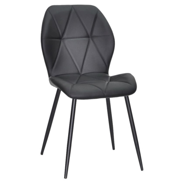 Стул Onder Mebli REMI BK Черный Экокожа-0