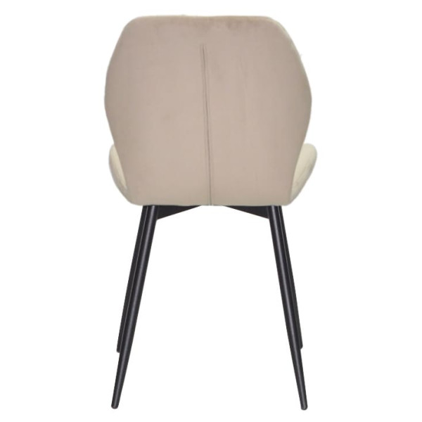 Стілець Onder Mebli REMI BK Бежевий QR-851 Оксамит-5