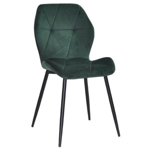 Стілець Onder Mebli REMI BK Зелений QR-853 Оксамит