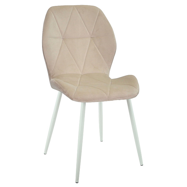 Стул Onder Mebli REMI WT Бежевый QR-851 Бархат-0