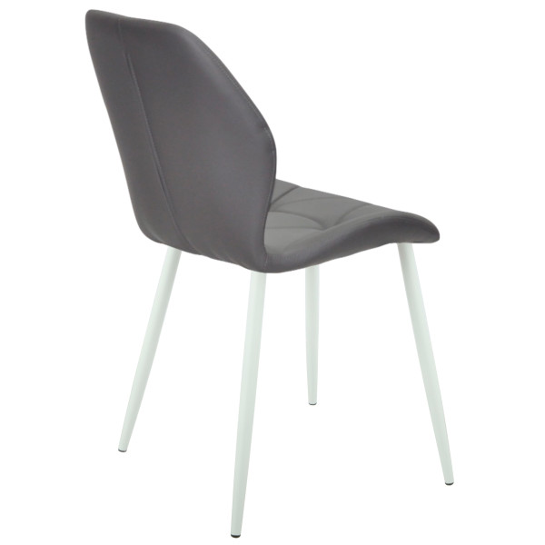 Стілець Onder Mebli REMI WT Сірий 701 Екошкіра-1