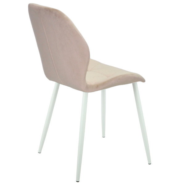 Стул Onder Mebli REMI WT Бежевый QR-851 Бархат-1