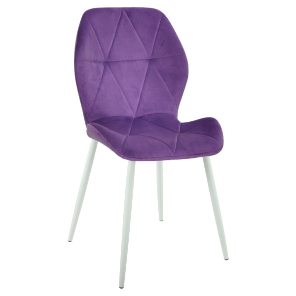 Стул Onder Mebli REMI WT Фиолетовый QR-857 Бархат-0
