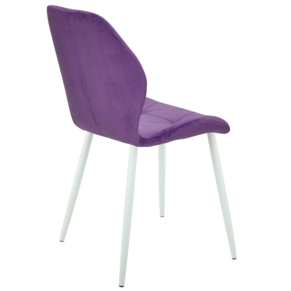 Стул Onder Mebli REMI WT Фиолетовый QR-857 Бархат-1