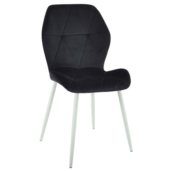 Стул Onder Mebli REMI WT Черный QR-854 Бархат-0