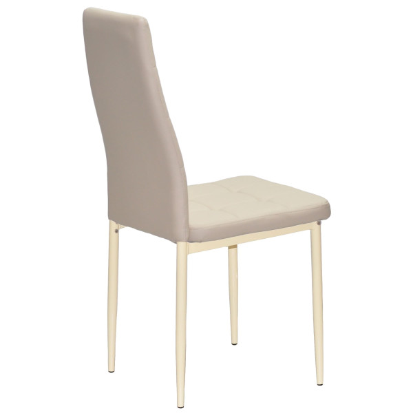 Стул Onder Mebli WINDY BG Бежевый-бежевый 702 Экокожа-3