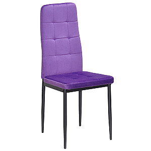 Стілець Onder Mebli WINDY BK Фіолетовий-чорний UC-903 Оксамит