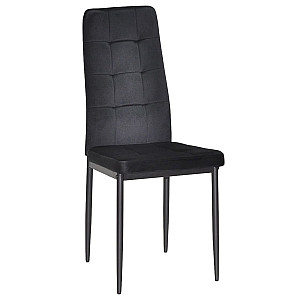 Стілець Onder Mebli WINDY BK Чорний-чорний UC-904 Оксамит