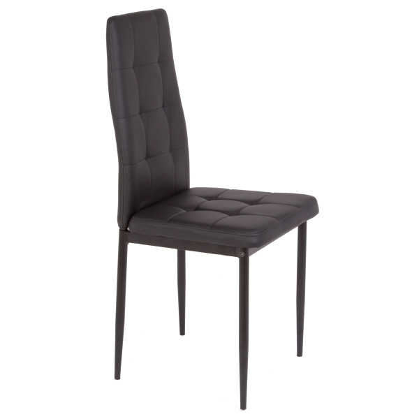 Стілець Onder Mebli WINDY BK Чорний-чорний Екошкіра-3