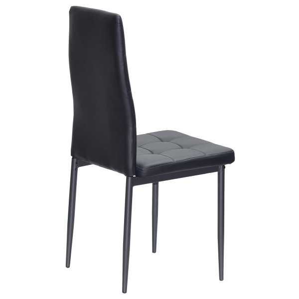 Стілець Onder Mebli WINDY BK Чорний-чорний Екошкіра-6