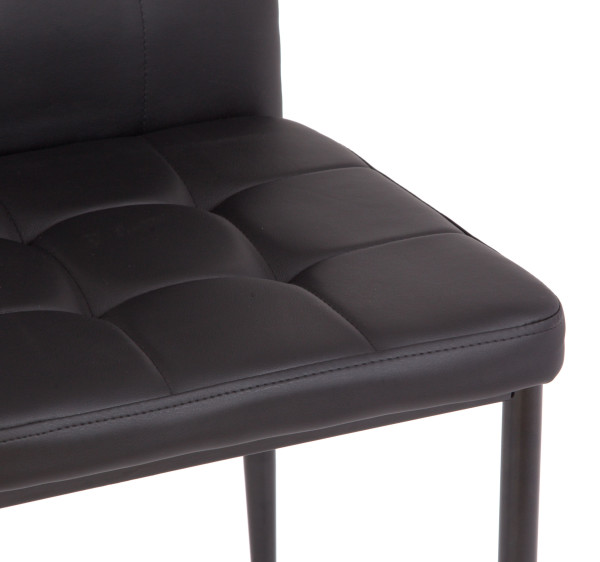 Стілець Onder Mebli WINDY BK Чорний-чорний Екошкіра-8