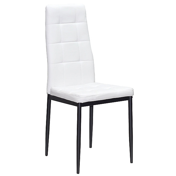 Стілець Onder Mebli WINDY BK Білий-чорний Екошкіра-0