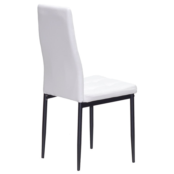 Стілець Onder Mebli WINDY BK Білий-чорний Екошкіра-2