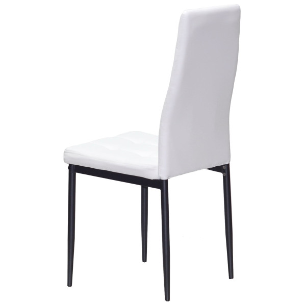 Стілець Onder Mebli WINDY BK Білий-чорний Екошкіра-3