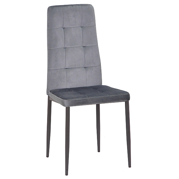 Стул Onder Mebli WINDY DGR Серый UC-901 Бархат-0