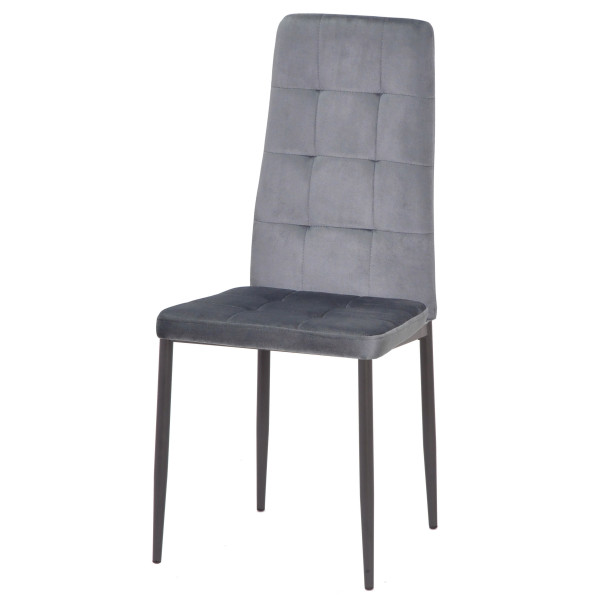 Стул Onder Mebli WINDY DGR Серый UC-901 Бархат-1